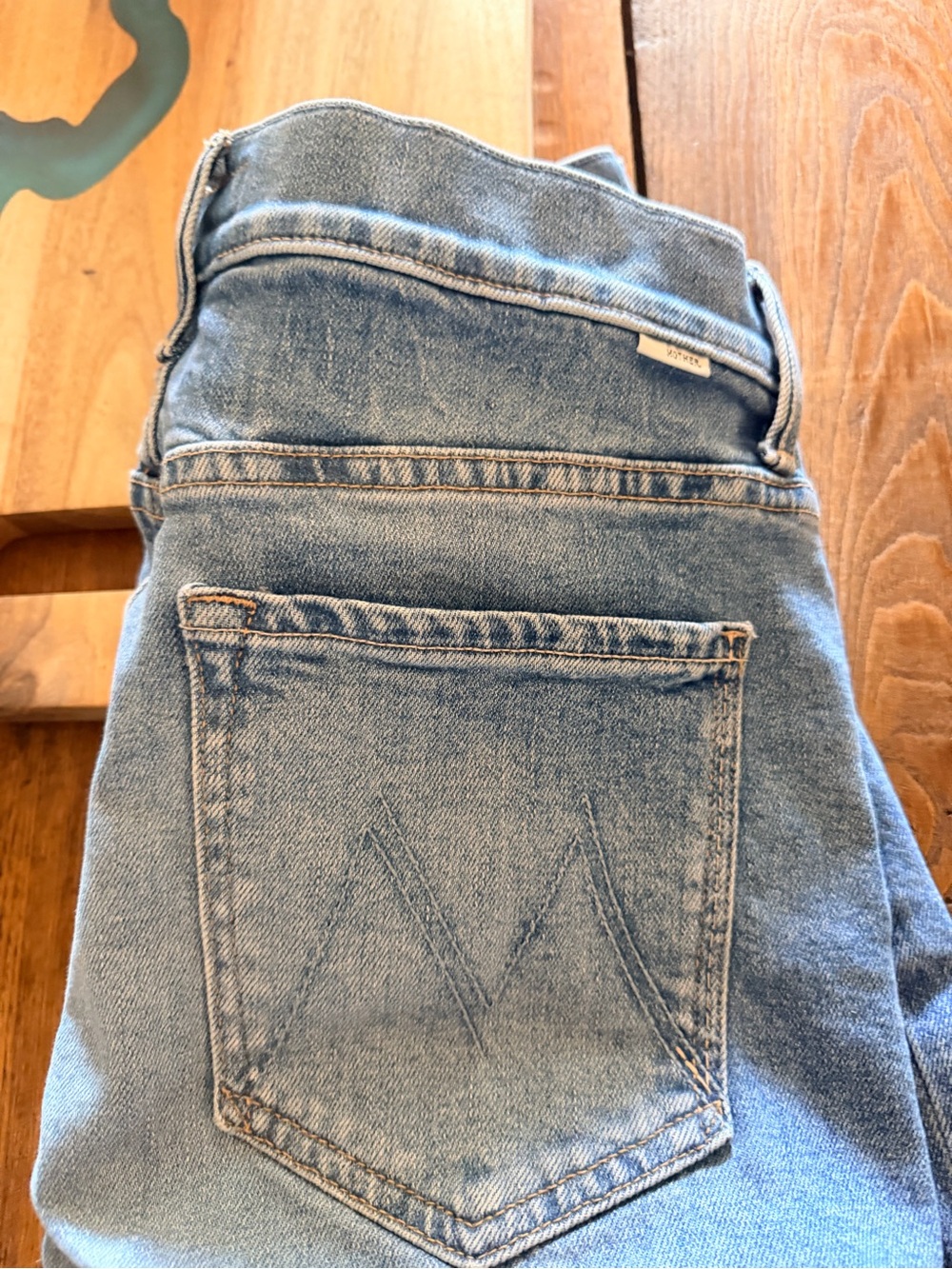 MOTHER Light Blue the hiker- Denim Jeans
